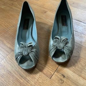 Vintage leather heels